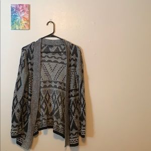 Super cute cardigan sweater white black